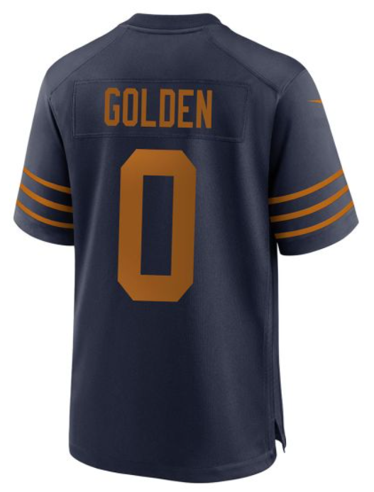 Men 2025 Green Bay Packers #0 Golden blue Classic Nike game NFL Jersey->new york jets->NFL Jersey
